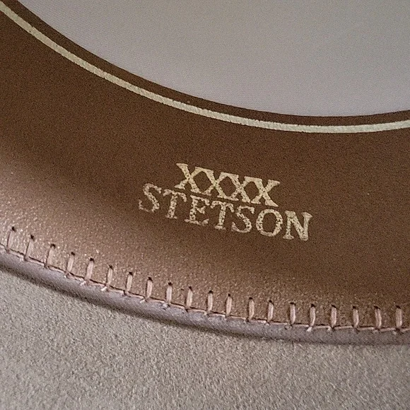 Vintage Stetson Gallup Cowgirl Hat Tan - Picture 9 of 11